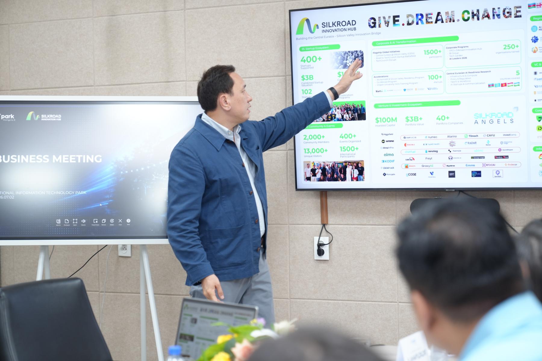 "Silkroad innovation hub" болон мэдээллийн технологийн үндэсний парк хамтын ажиллагааны уулзалт хийжээ