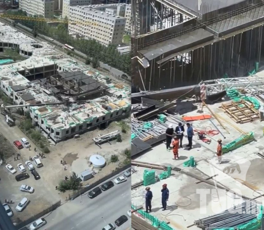 Тэгш бус газар байрлуулсны улмаас краны осол гарсан
