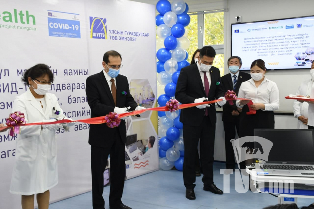 Дэлхийн банк 8 тэрбум 380 сая төгрөгний төсвийн өртөгтэй тоног төхөөрөмжийг ЭМЯ-д хүлээлгэн өглөө